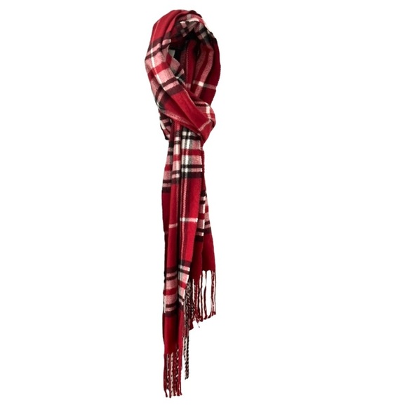 Croft & Barrow | Classic Red Plaid Scarf | NWOT - Picture 8 of 9